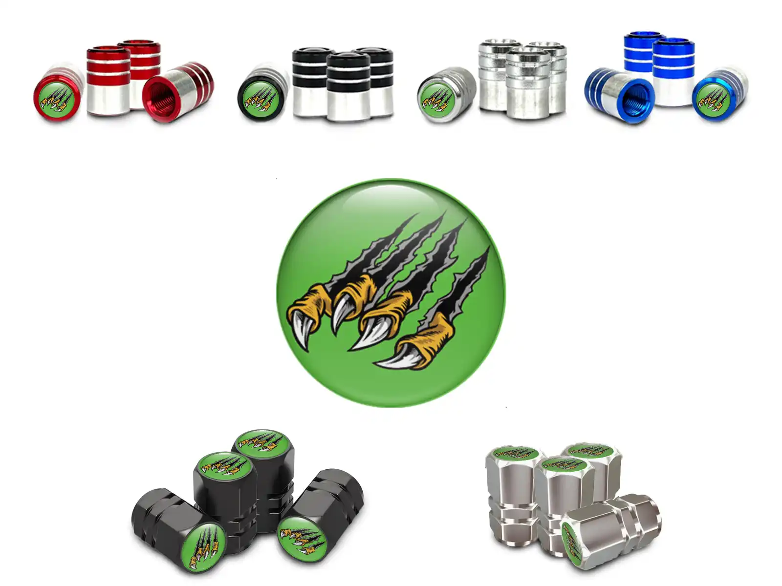 Wheel Stem Caps for Cars Minimal Design